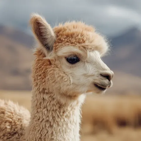 Cría de alpaca